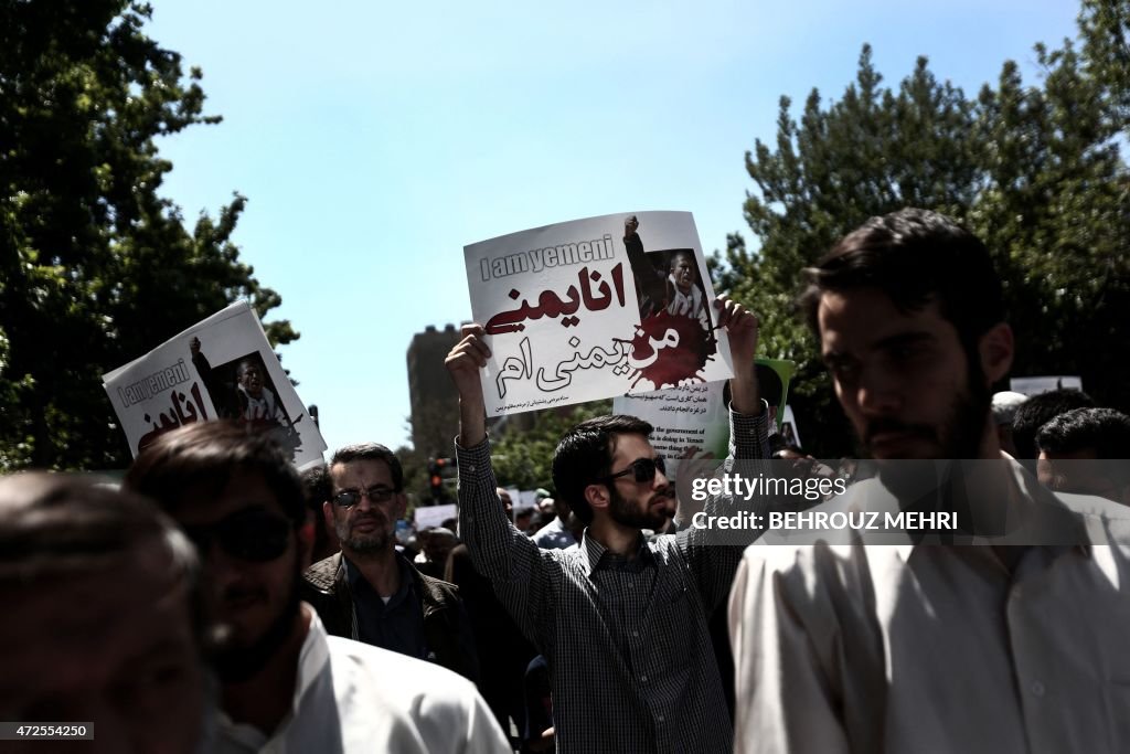 TOPSHOT-IRAN-SAUDI-YEMEN-DEMO