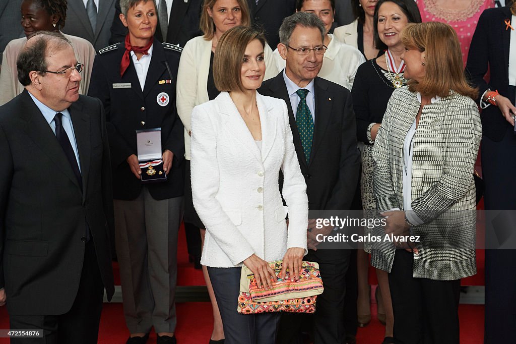 Queen Letizia of Spain Attends the Red Cross World Day Commemoration in Valladolid