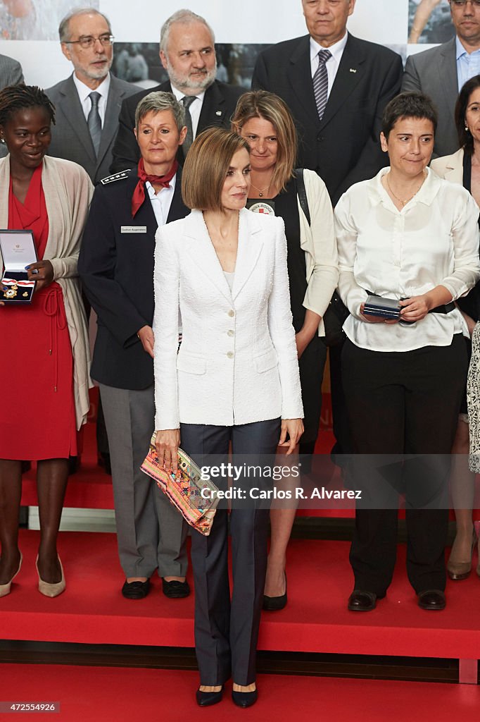 Queen Letizia of Spain Attends the Red Cross World Day Commemoration in Valladolid