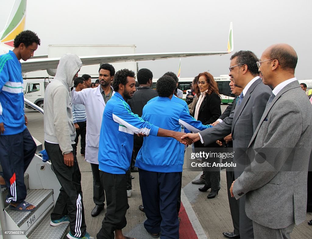 27 released Ethiopians arrive in Addis Ababa