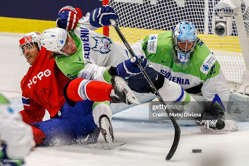 Slovenia v Norway - 2015 IIHF Ice Hockey World Championship