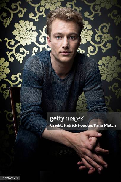 Actor Alexander Fehling is photographed for Paris Match on April 14, 2015 in Paris, France.