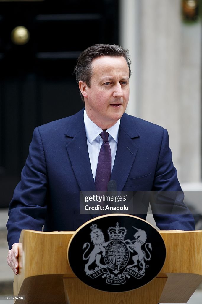 David Cameron Confirmed As Prime Minister As Conservatives Win UK General Election