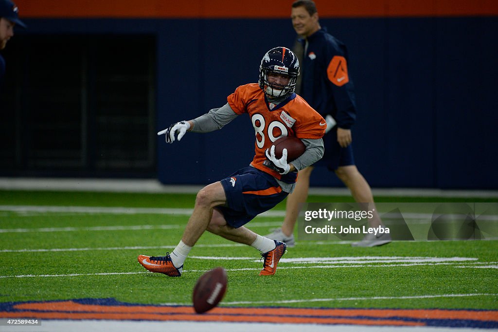 Denver Broncos rookie camp at Dove Valley