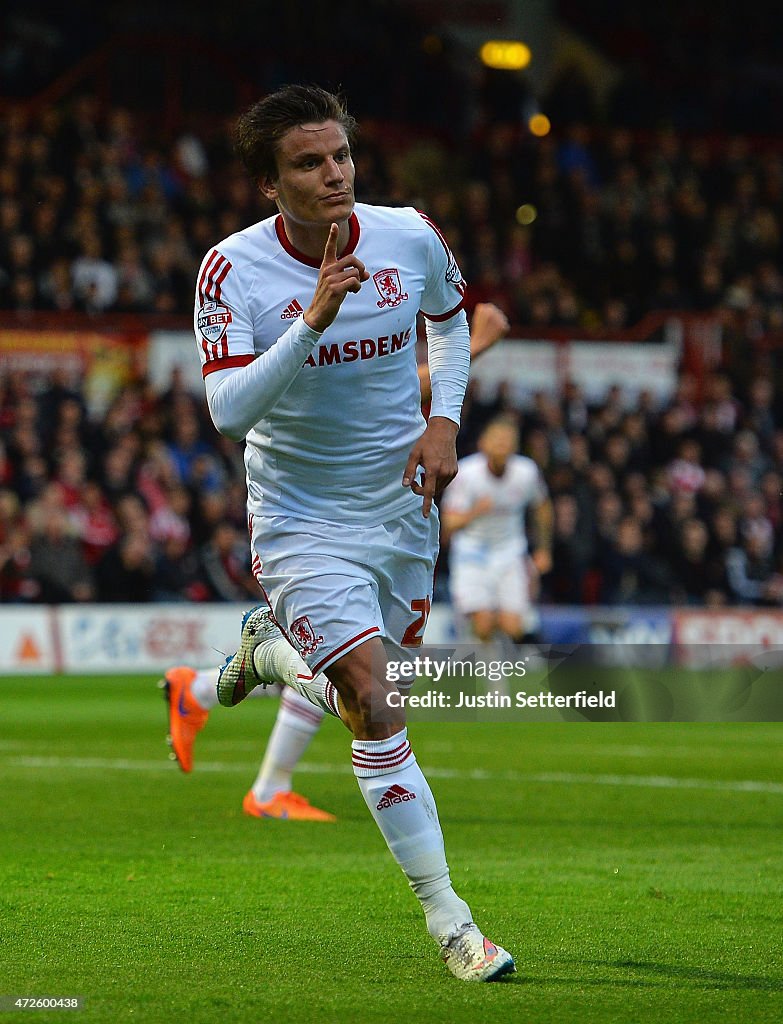 Brentford v Middlesbrough - Sky Bet Championship Playoff Semi-Final