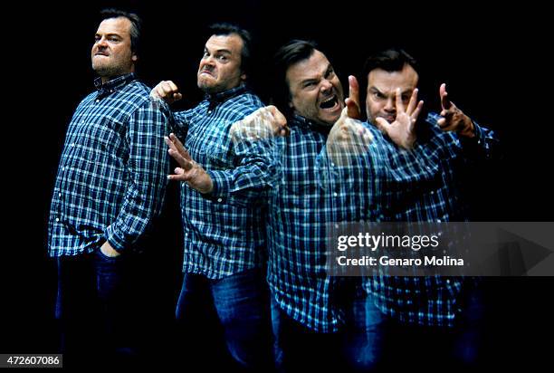 Actor Jack Black is photographed for Los Angeles Times on April 24, 2015 in Beverly Hills, California. PUBLISHED IMAGE. CREDIT MUST READ: Genaro...