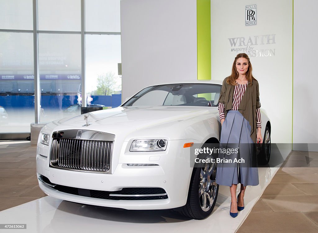 Fashion Icon Olivia Palermo Receives A First Look At Rolls-Royce Motor Cars' Latest Design Creation, Wraith "Inspired by Fashion" During The Global Debut Of The Stunning New Motor Car At An Exclusive Event In The Heart Of New York City