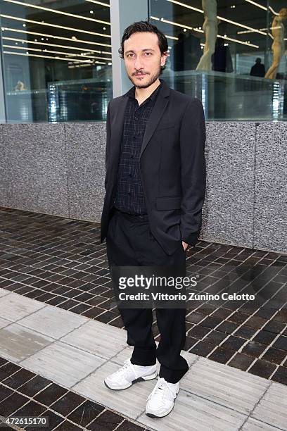 Marco de Vincenzo attends the Fondazione Prada Opening on May 8, 2015 in Milan, Italy.