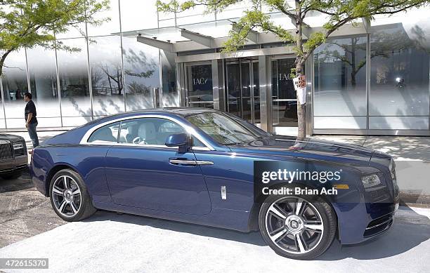 General view as Fashion Icon Olivia Palermo receives a first look at Rolls-Royce Motor Cars' latest design creation, Wraith "Inspired by Fashion"...