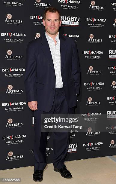 Peter Phillips attends an evening reception for the ISPS Handa Mike Tindall 3rd annual celebrity golf classic at The Grove Hotel on May 8, 2015 in...