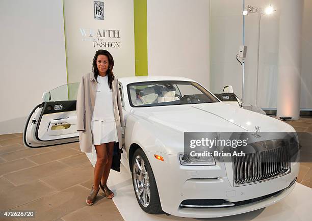Designer Tracy Reese appears as Fashion Icon Olivia Palermo receives a first look at Rolls-Royce Motor Cars' latest design creation, Wraith "Inspired...