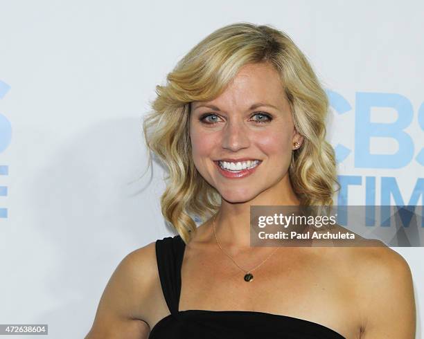 Model / TV Personality Tiffany Coyne attends the CBS Daytime Emmy after party at The Hollywood Athletic Club on April 26, 2015 in Hollywood,...