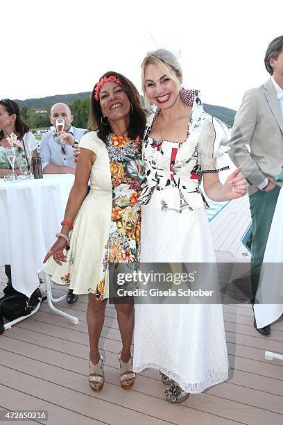 Shirley Retzer, Christine Zierl during the 'Ein Schloss am Woerthersee' 25th anniversary gala on May 8, 2015 in Velden, Austria.