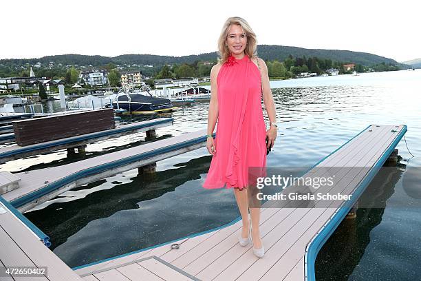 Cosima von Borsody during the 'Ein Schloss am Woerthersee' 25th anniversary gala on May 8, 2015 in Velden, Austria.