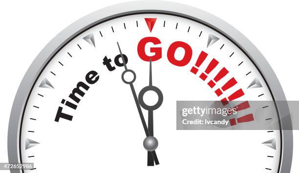 Time To Go Sign Time To Go High-Res Vector Graphic - Getty Images