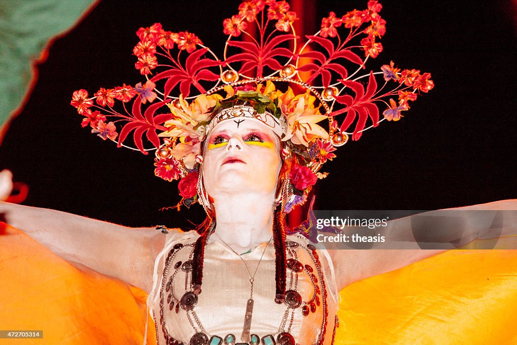 May Queen at the Beltane Fire Festival, Edinburgh