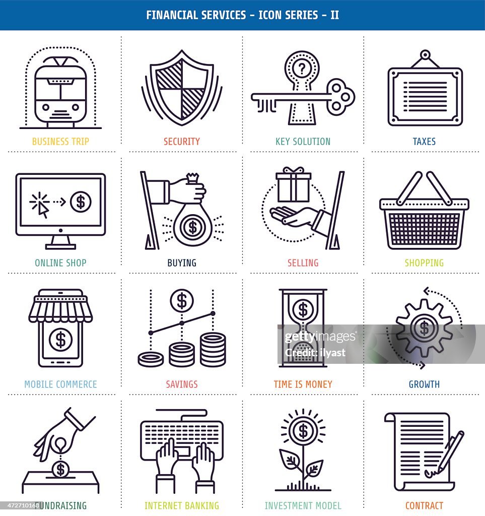 Business And Finance Icon Set High-Res Vector Graphic - Getty Images