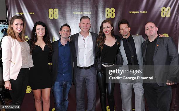 Actress Katherine Barrell, Director, Producer, Actress April Mullen, President of A71 Productions David Miller, President of A71 Entertainment Chad...