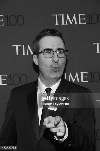 John Oliver attends the 2015 Time 100 Gala at Frederick P. Rose Hall, Jazz at Lincoln Center on April 21, 2015 in New York City.