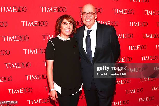 Jill Soloway and Jeffrey Tambor attend the 2015 Time 100 Gala at Frederick P. Rose Hall, Jazz at Lincoln Center on April 21, 2015 in New York City.