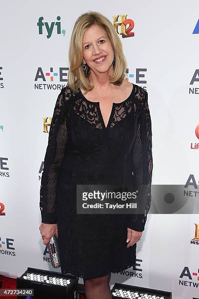 Networks chairman emeritus Abbe Raven attends A+E Network's 2015 Upfront at Park Avenue Armory on April 30, 2015 in New York City.