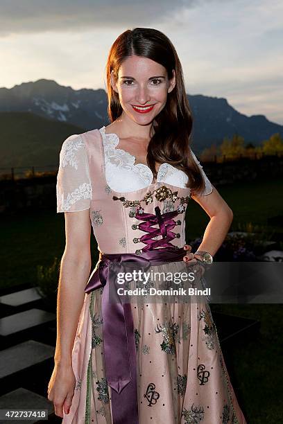 Sophie Wepper during the Kempinski Hotel Berchtesgaden opening party on May 8, 2015 in Berchtesgaden, Germany.