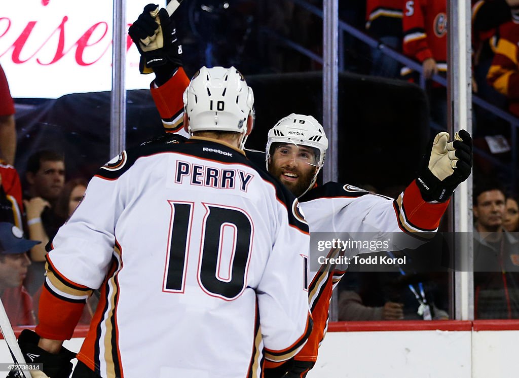 Anaheim Ducks v Calgary Flames - Game Four