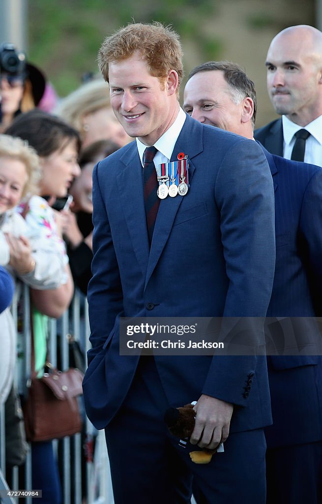 Prince Harry Visits New Zealand - Day 1