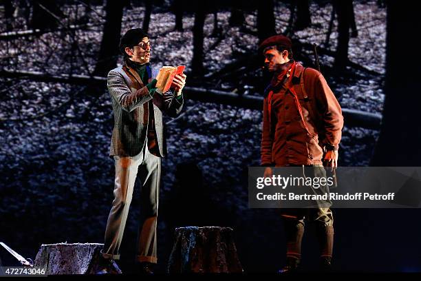 Illustration view of the Show during the 'Ami entends tu ?' Show performed at The Invalides on May 8, 2015 in Paris, France.