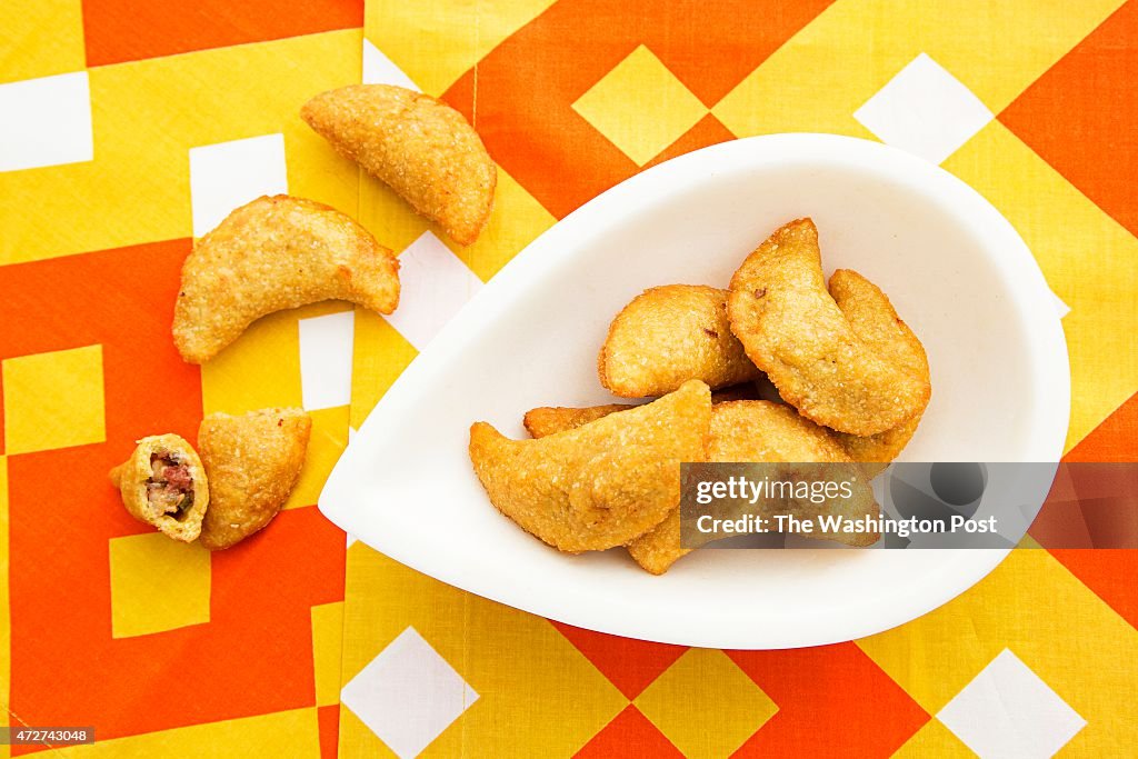 WASHINGTON, DC-May 6: Creole Shrimp-Lamb Dumplings. (Photo by S