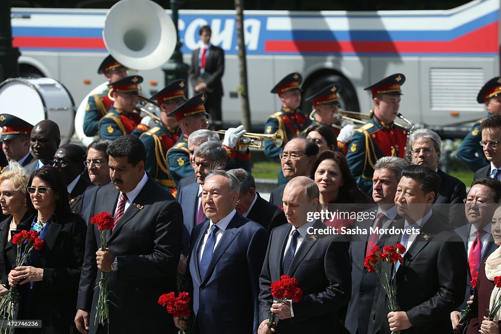 Moscow Celebrates Victory Day 70th Anniversary