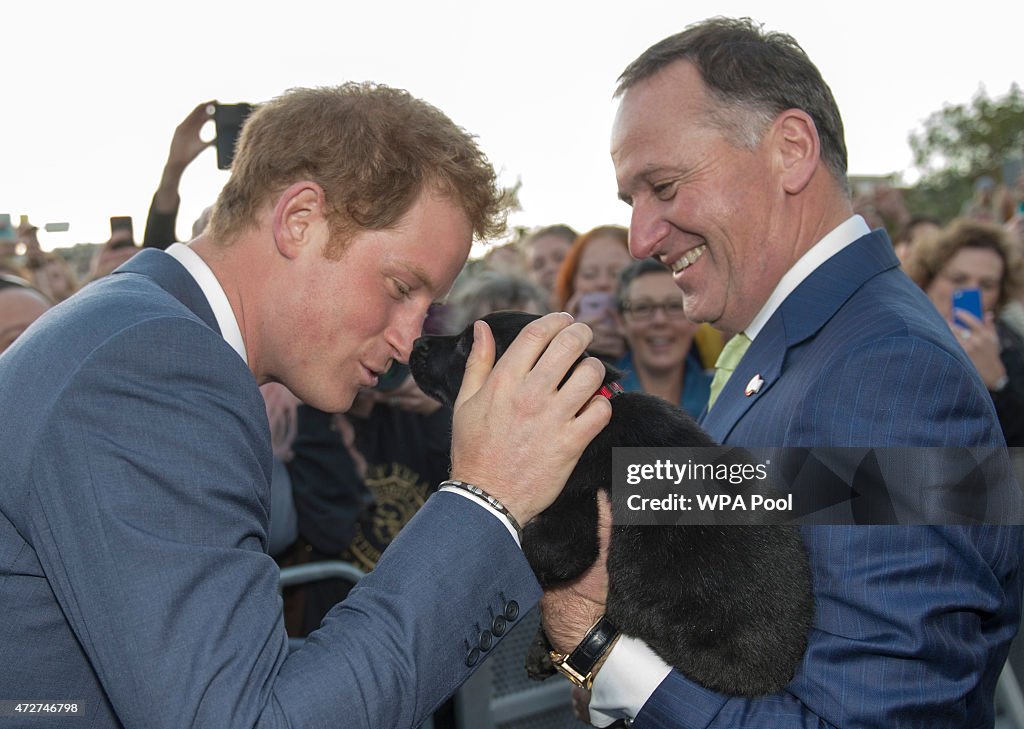 Prince Harry Visits New Zealand - Day 1