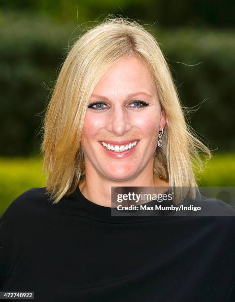 Zara Phillips attends an evening reception for the ISPS Handa Mike Tindall 3rd Annual Celebrity Golf Classic at the Grove Hotel on May 8, 2015 in...