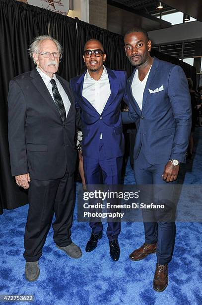 Bruce Dern, Nick Cannon and Mo McRae attend the Bentonville Film Festival Award Show hosted by Soledad O'Brien and Nick Cannon at the Bentonville...