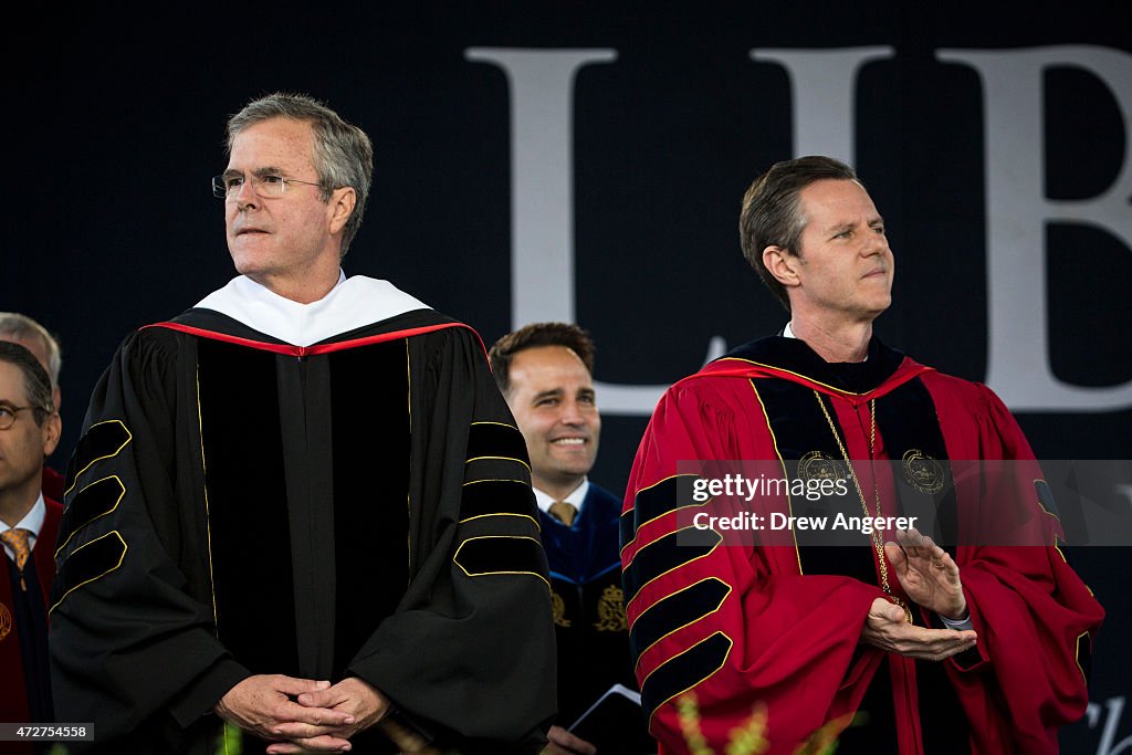 Jeb Bush Gives Commencement Address At Liberty University