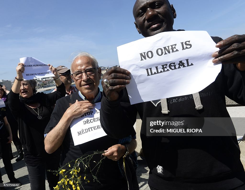 SPAIN-MIGRATION-PROTEST