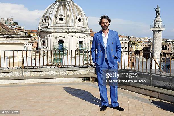 Actor Luca Calvani attends the 'The Man From U.N.C.L.E.' photocall at Civita on May 9, 2015 in Rome, Italy.