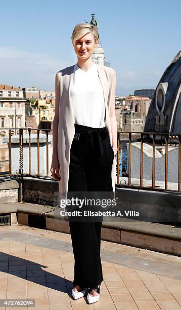 Actress Elizabeth Debicki attends 'The Man From U.N.C.L.E.' Photocall at Terrazza Civita on May 9, 2015 in Rome, Italy.