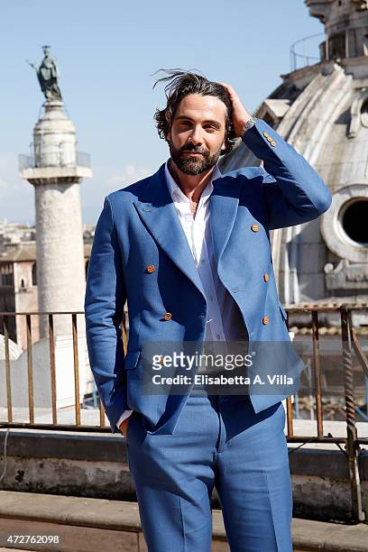 Actor Luca Calvani attends 'The Man From U.N.C.L.E.' Photocall at Terrazza Civita on May 9, 2015 in Rome, Italy.