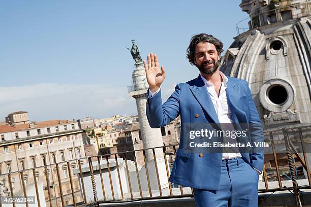 Actor Luca Calvani attends 'The Man From U.N.C.L.E.' Photocall at Terrazza Civita on May 9, 2015 in Rome, Italy.