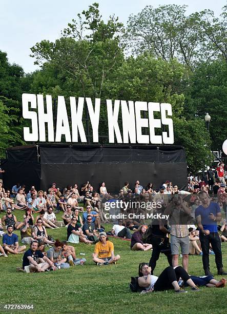 General atmosphere during day 1 of the 3rd Annual Shaky Knees Music Festival at Atlanta Central Park on May 8, 2015 in Atlanta City.