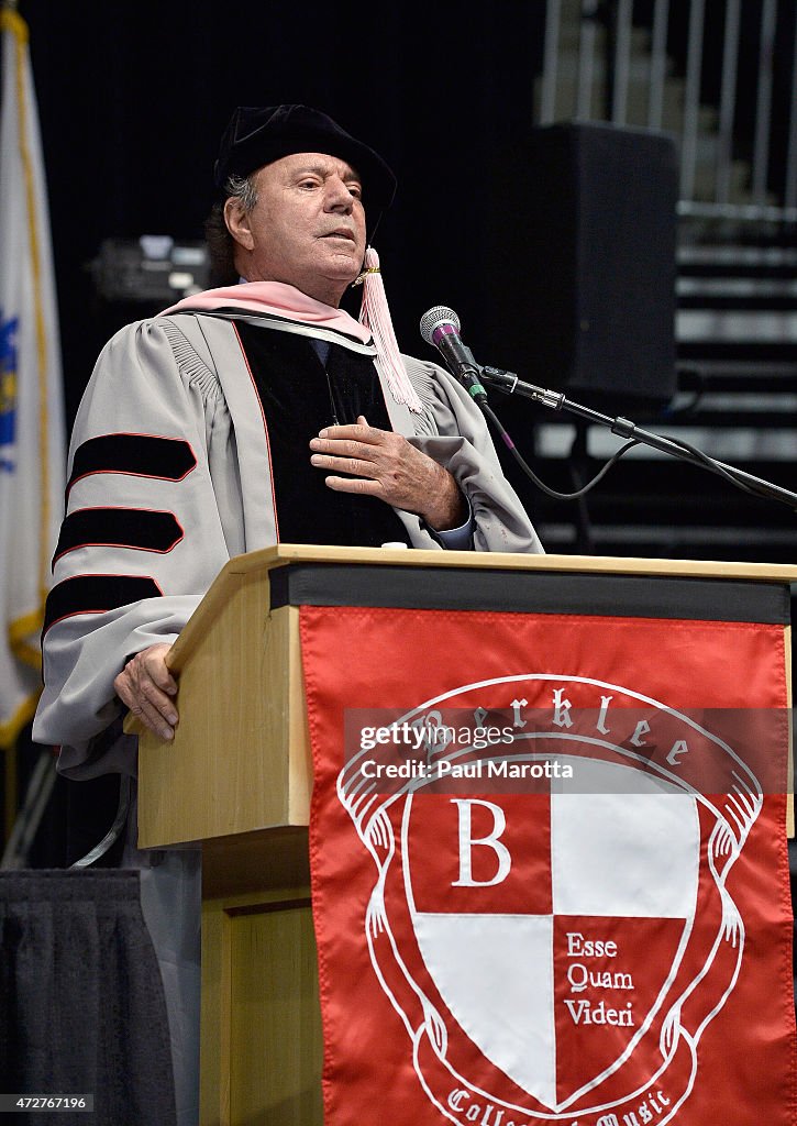 Julio Iglesias Receives Honorary Degree from Berklee