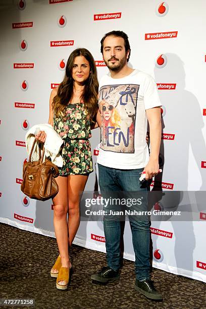 Aaron Guerrero attends Maldita Nerea concert during Vodafon Yu Music Shows at La Riviera on May 9, 2015 in Madrid, Spain.