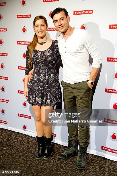 Churi Gonzalez and Javier Amaro attend Maldita Nerea concert during Vodafon Yu Music Shows at La Riviera on May 9, 2015 in Madrid, Spain.