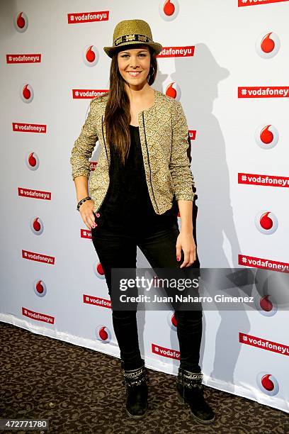 Sandra Blazquez attends Maldita Nerea concert during Vodafon Yu Music Shows at La Riviera on May 9, 2015 in Madrid, Spain.