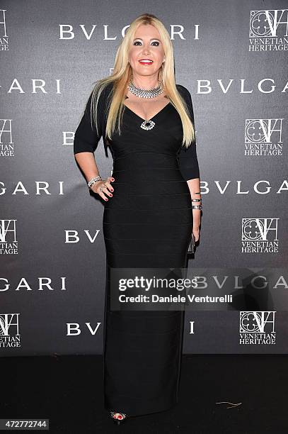 Monika Bacardi attends the Venetian Heritage And Bulgari Gala Dinner at Cipriani Hotel on May 9, 2015 in Venice, Italy.