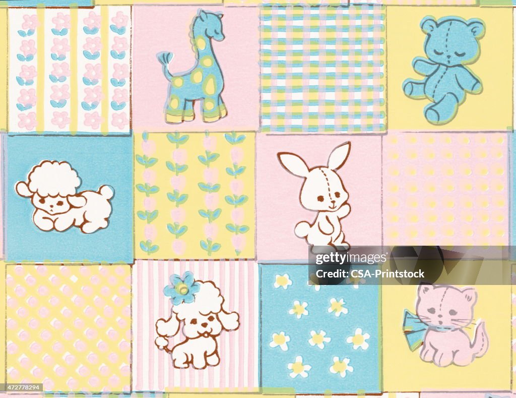 Baby animals pattern