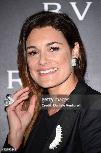 Alena Seredova attends the Venetian Heritage And Bulgari Gala Dinner at Cipriani Hotel on May 9, 2015 in Venice, Italy.