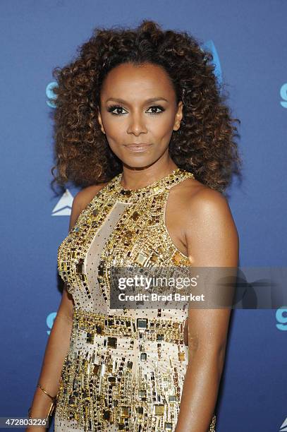 Writer Janet Mock attends the VIP Red Carpet Suite hosted by Ketel One Vodka at the 26th Annual GLAAD Media Awards in New York on May 9, 2015 in New...