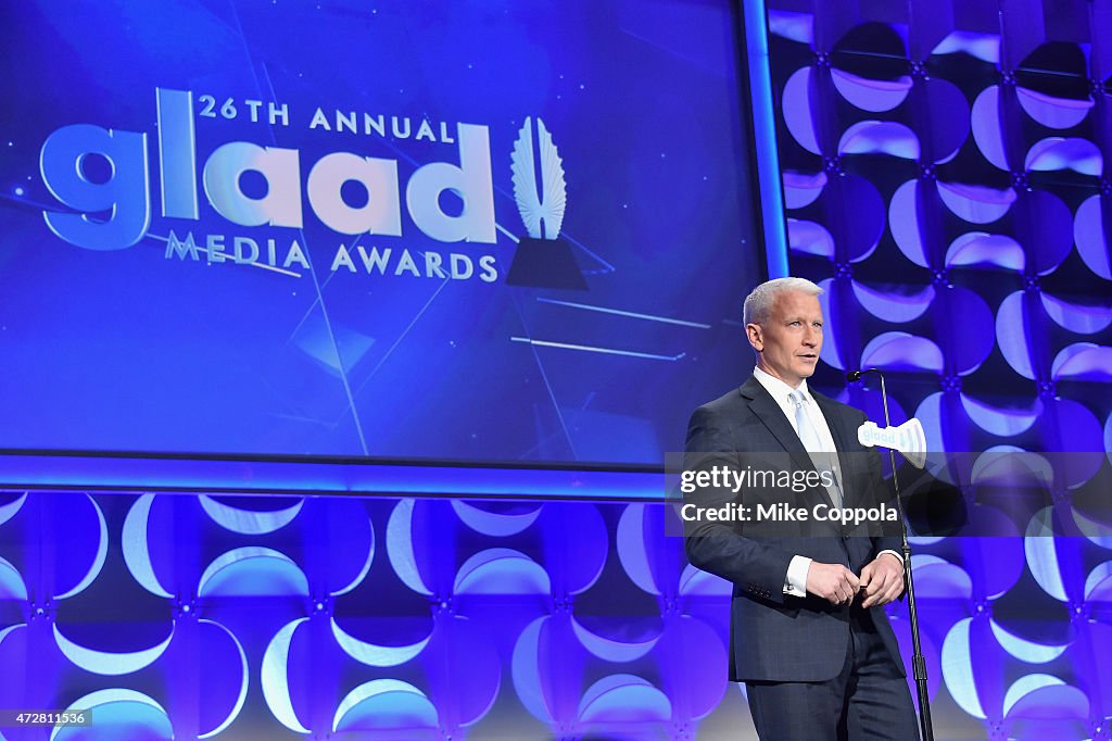 26th Annual GLAAD Media Awards In New York - Dinner & Show